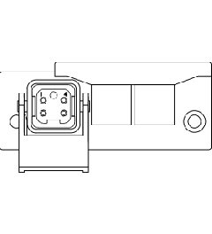 MIS-E3/2-3A KV25 A4 V2A kabelinvoerframe met insert