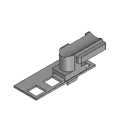 KBH-R 12 R G9.5 Houder voor klittenband kabelbinders