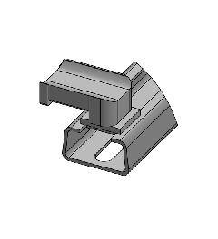 KBH-R 24-C Holder for hook-and-loop fastener