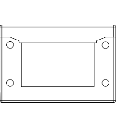 KEL-ERM 10/VARIO kabelinvoerframe, 2d, ≤6, bus, zwart