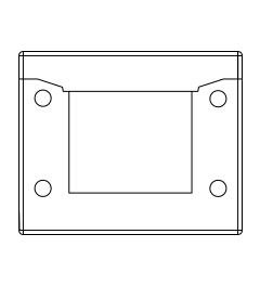 KEL-ERM B/VARIO kabelinvoerframe tot 4 doorvoertules