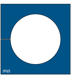 KT-BL 30 cable grommet, large, 30-31mm, blue