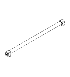 LED system TUBE 24V DC, 13W, 570mm Polycarbonate