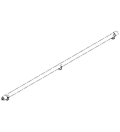 LED system TUBE 24V DC, 26W, 1080mm Polycarbonate