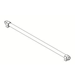 LED TUBE PC WH 640mm, 24V, 14W, IP67, k 5700, 2420lm