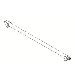 LED TUBE PC WH SC 650mm, 24V, 14W, IP67, k 5700, 2420lm