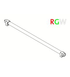 LED TUBE PC RGW C.VS 640mm, 24V, 14W, IP67, k 5700, 2420lm