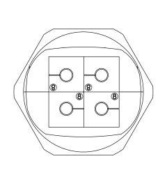 EMC-KVT-DS 63/4 EMC wartel 2 delen M63, kunststof moer