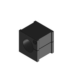 EMC-KT12 EMC kabel tule, klein, zwart