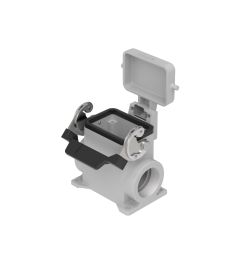 Opbouwhuis+deksel hoog C-Type, 1 beugel, 2xPG29, 44.27