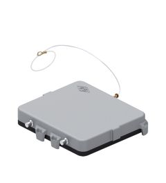 Deksel C-Type, 4 nokken, rubber, lus, 77.62