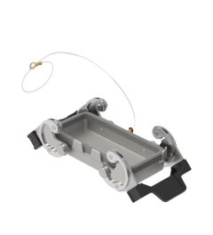 Deksel EMC, 2 beugels, rubber, lus, 77.27