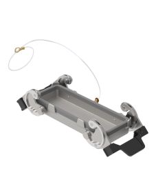 Deksel EMC, 2 beugels, rubber, lus, 104.27