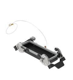 Deksel W-Type, 2 beugels, rubber, lus, 104.27