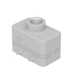 Stekkerhuis recht C-Type, 4 nokken, PG16, 57.27