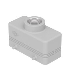 Stekkerhuis recht C-Type, 4 nokken, PG21, 77.27