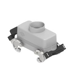 Stekkerhuis recht C-Type, 2 beugels, PG21, 77.27