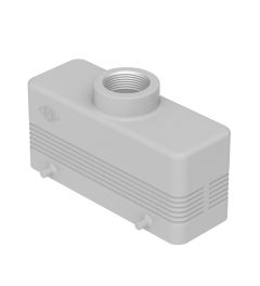 Stekkerhuis recht C-Type, 4 nokken, PG21, 104.27