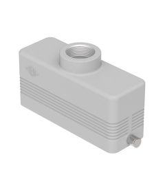 Stekkerhuis recht C-Type, 2 nokken, PG21, 104.27