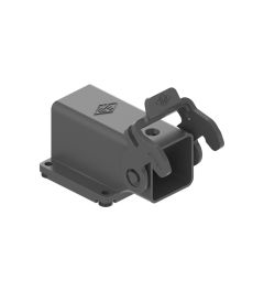 Aanbouwhuis haaks CK-Type, 1 beugel, 21.21, zwart