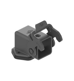 Aanbouwhuis haaks CK-Type, 1 beugel, 21.21, zwart