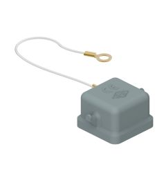 Deksel CKH-Type, 2 nokken, rubber, oog, 21.21