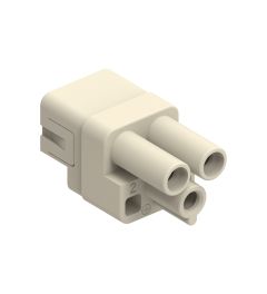 Binnenwerk krimp 2P+A, 40A, 400V, 21.21, Female