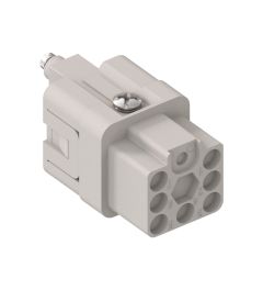 Binnenwerk krimp 7P+A, 10A, 400V, 21.21, Female