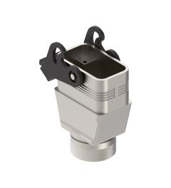 Koppelhuis recht EMC, 1 beugel, PG21, 32.13