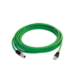 Patchkabel RJ45/M12, PUR, CAT.7, 2m