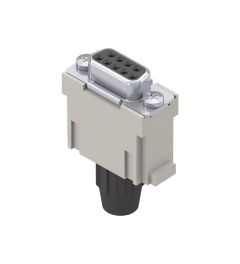 MIXO D-SUB krimp 9P, 5A, 50V, Female