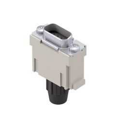 MIXO D-SUB krimp 9P, 5A, 50V, Male