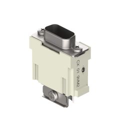 MIXO D-SUB krimp 9P, 5A, 50V, 2x kabelinvoer, Male