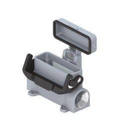 Opbouwhuis+deksel hoog IL-BRID, 1 beugel, PG16, 66.16