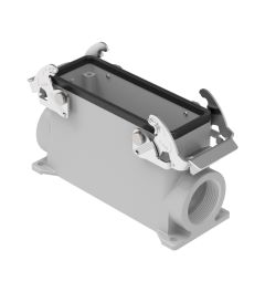 Opbouwhuis hoog V-Type, 2 beugels, 2xM40, 104.27