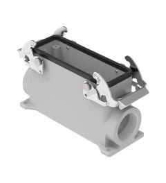 Opbouwhuis hoog V-Type, 2 beugels, M40, 104.27