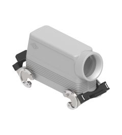 Stekkerhuis haaks hoog C-Type, 2 beugels, M32, 104.27