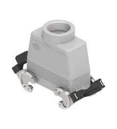 Stekkerhuis recht hoog C-Type, 2 beugels, M40, 77.27