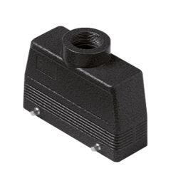 Stekkerhuis recht hoog W-Type, 4 nokken, M32, 104.27