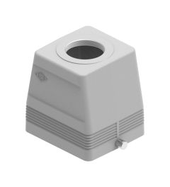 Stekkerhuis recht hoog C-Type, 2 nokken, M40, 77.62