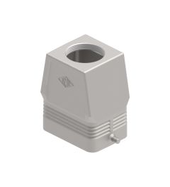 Stekkerhuis recht hoog EMC, 2 nokken, M32, 44.27