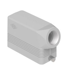 Stekkerhuis haaks C-Type, 2 nokken, M25, 77.27