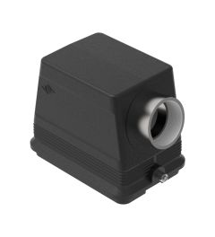 Stekkerhuis haaks W-Type, 2 nokken, M40, 104.62