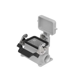 Opbouwhuis+deksel C-Type, 1 beugel, 2xM20, 44.27