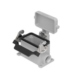 Opbouwhuis+deksel C-Type, 1 beugel, 2xM20, 57.27