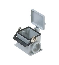 Opbouwhuis+deksel C-Type, 1 beugel, M40, 77.62