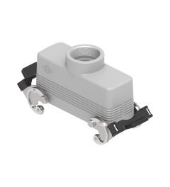 Stekkerhuis recht C-Type, 2 beugels, M32, 104.27