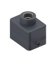 Stekkerhuis recht E-Xtreme, 2 nokken, M25, 44.27