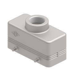 Stekkerhuis recht EMC, 4 nokken, M25, 77.27