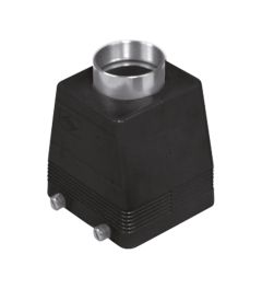 Stekkerhuis recht W-Type, 4 nokken, M40, 77.62